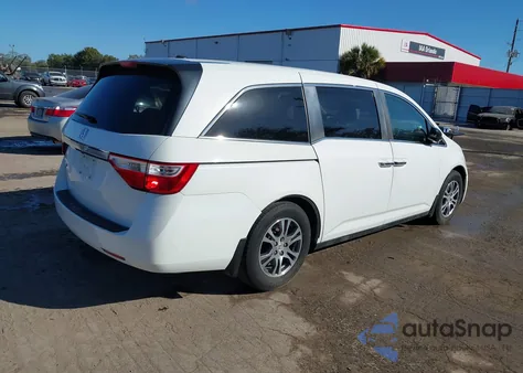 2013 Honda Odyssey Ex-L from USA, damaged, VIN 5FNRL5H63DB043002